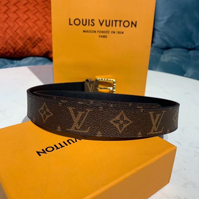 Louis Vuitton Leather Belt M0195 30MM