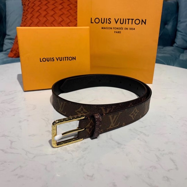 Louis Vuitton Leather Belt M0195 30MM