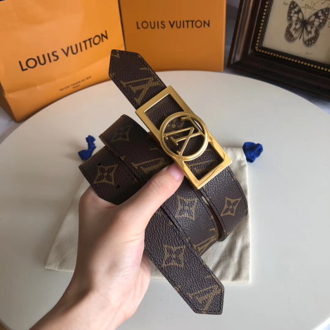 Louis Vuitton Leather Belt M0196W 30MM