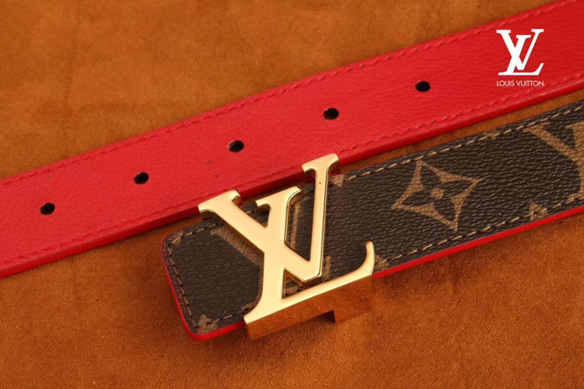 Louis Vuitton Leather Belt M0198W 30MM