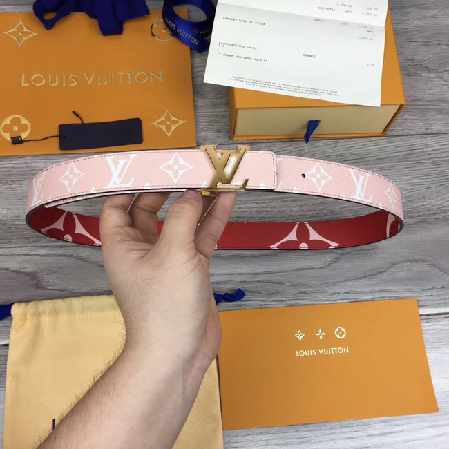Louis Vuitton Leather Belt M0199W 30MM