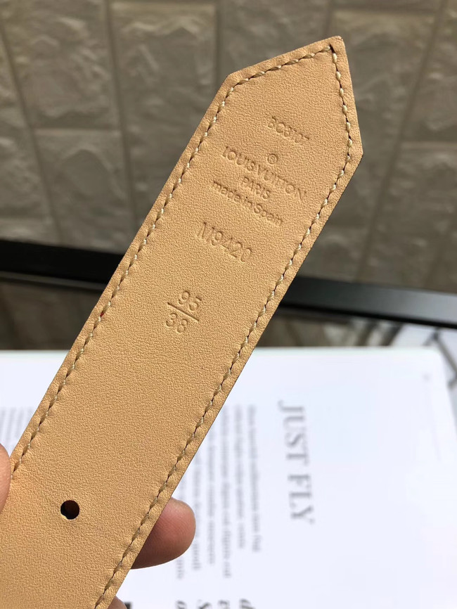 Louis Vuitton Leather Belt M0201W 30MM