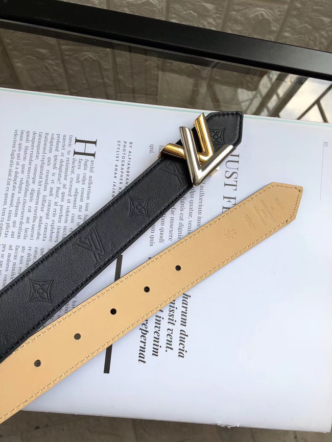 Louis Vuitton Leather Belt M0201W 30MM