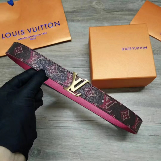 Louis Vuitton Leather Belt M0202W 30MM