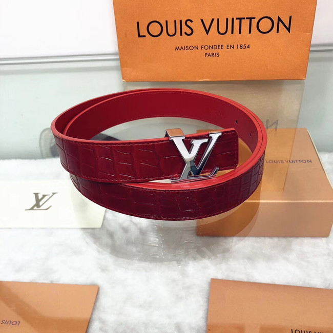 Louis Vuitton Leather Belt M0203W 30MM