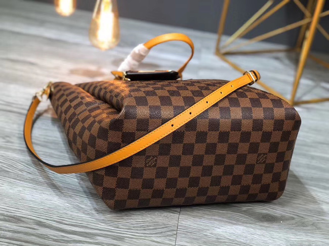 Louis Vuitton Damier Ebene Canvas Original Leather M62094 brown