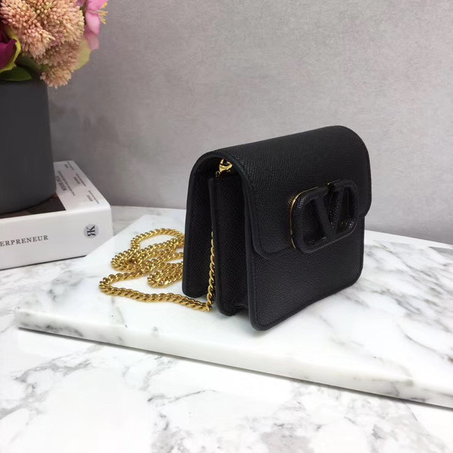 VALENTINO Origianl leather 067 Chain bag black