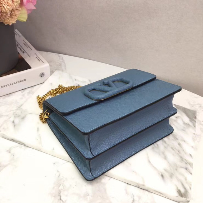 VALENTINO Origianl leather 069 Chain bag blue