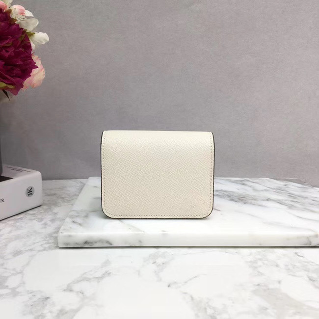 VALENTINO Origianl leather Card Holder 062 white