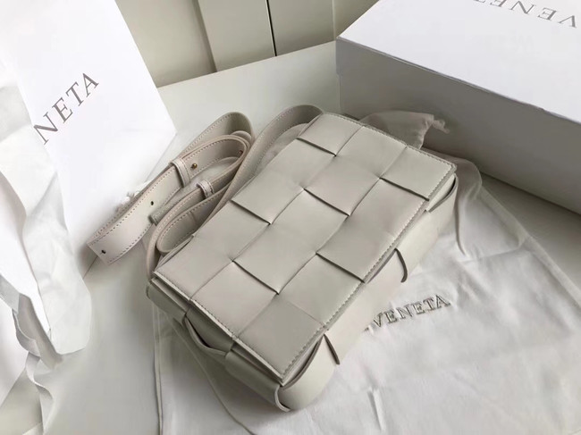 Bottega Veneta Sheepskin Weaving Original Leather 578004 Off White