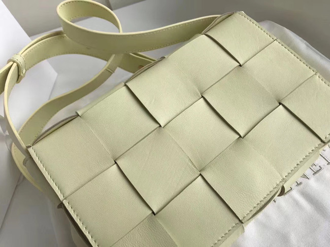 Bottega Veneta Sheepskin Weaving Original Leather 578004 Light green