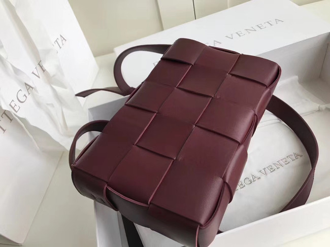 Bottega Veneta Sheepskin Weaving Original Leather 578004 Wine