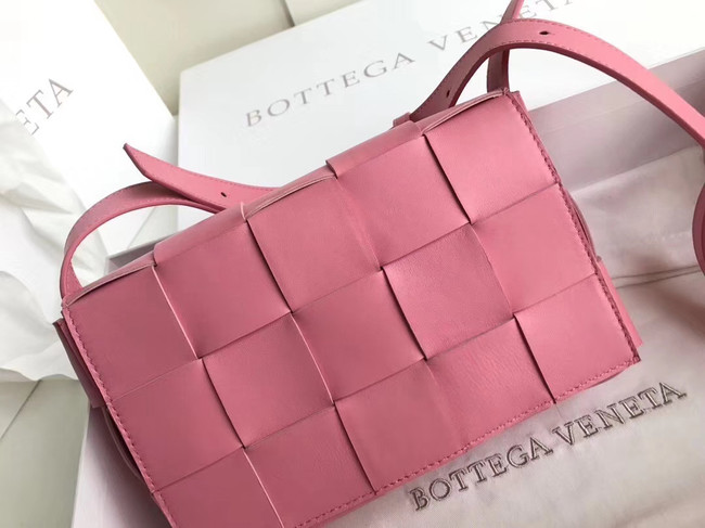 Bottega Veneta Sheepskin Weaving Original Leather 578004 rose