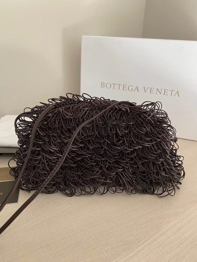 Bottega Veneta Shoulder Bag 576227 dark brown