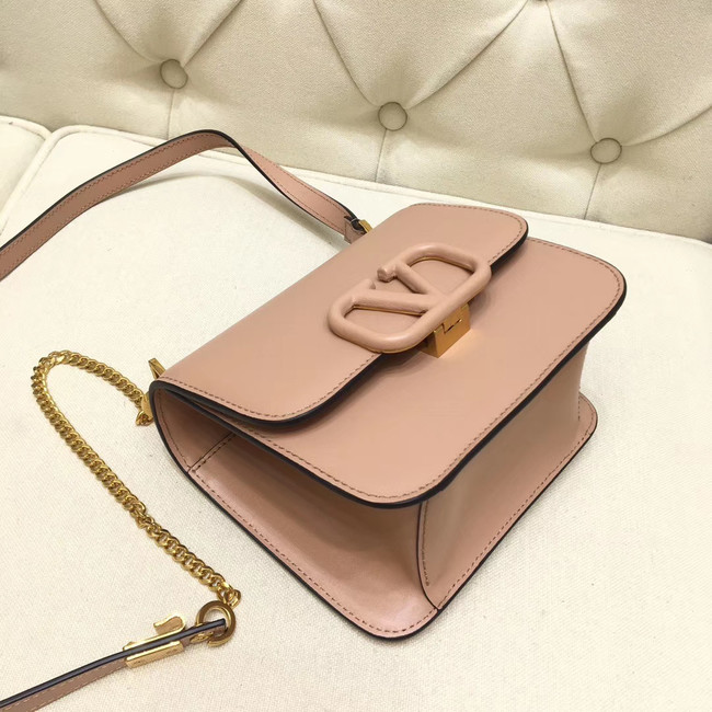 VALENTINO VLOCK Origianl leather shoulder bag 0906 light pink