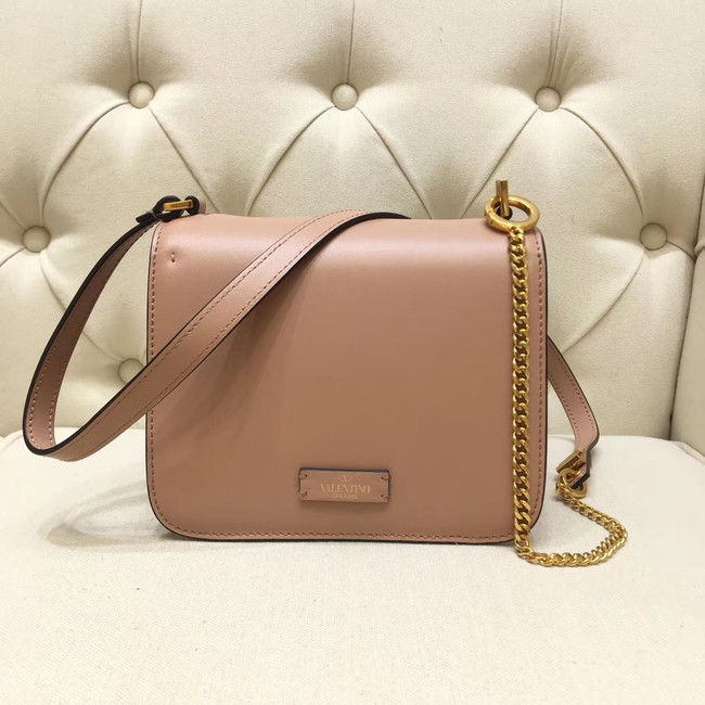 VALENTINO VLOCK Origianl leather shoulder bag 0906 light pink