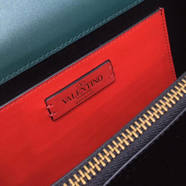 VALENTINO VLOCK Origianl leather shoulder bag 0908 green