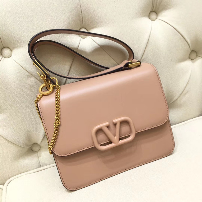 VALENTINO VLOCK Origianl leather shoulder bag 0908 pink