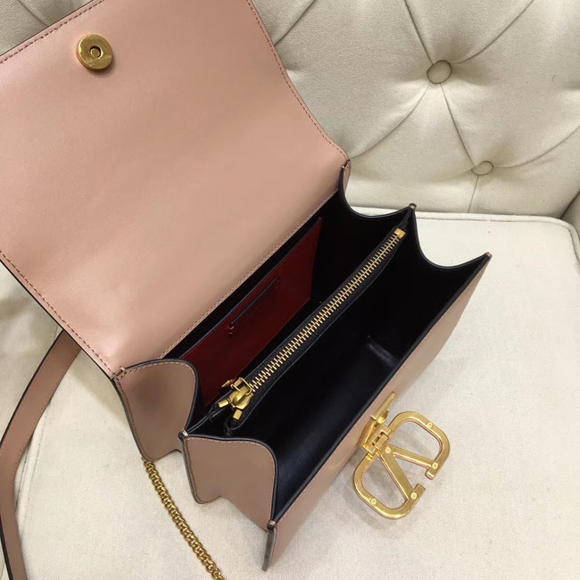 VALENTINO VLOCK Origianl leather shoulder bag 0908 pink