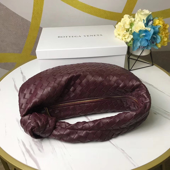 Bottega Veneta Original Weave Leather Bag BV4589 Burgundy