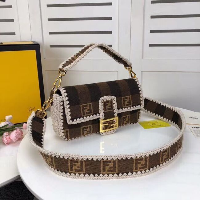 FENDI fabric bag 8BR033 Coffee