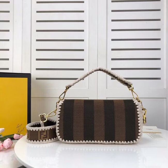 FENDI fabric bag 8BR033 Coffee