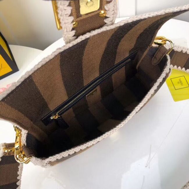 FENDI fabric bag 8BR033 Coffee