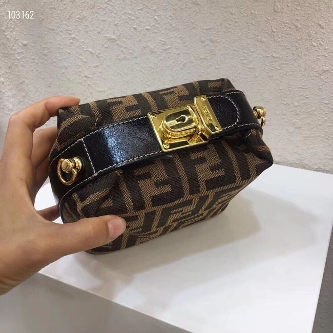 FENDI fabric bag 8BR051 black