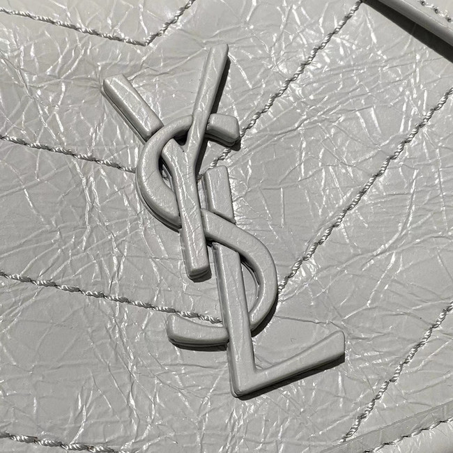 Yves Saint Laurent MINI Niki Chain Bag 498893 PEARL GREY
