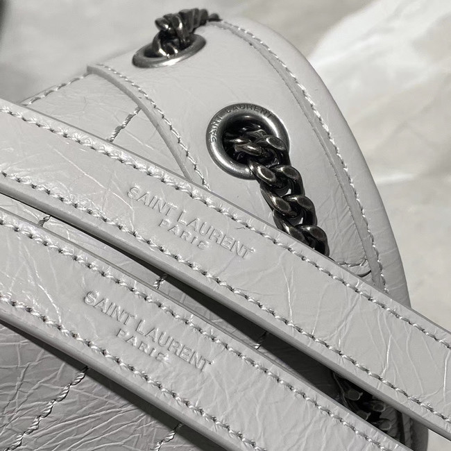 Yves Saint Laurent MINI Niki Chain Bag 498893 PEARL GREY