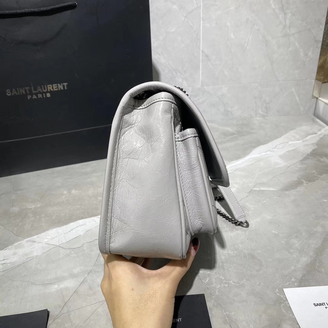 Yves Saint Laurent MINI Niki Chain Bag 498893 PEARL GREY