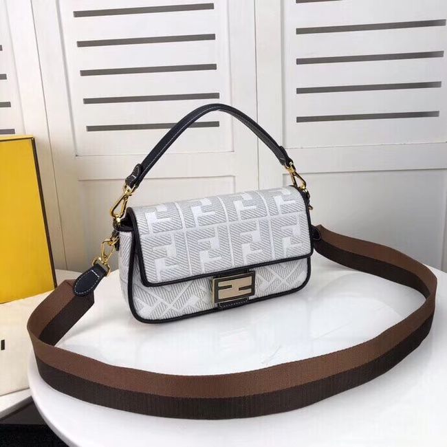 FENDI fabric bag F0386 white