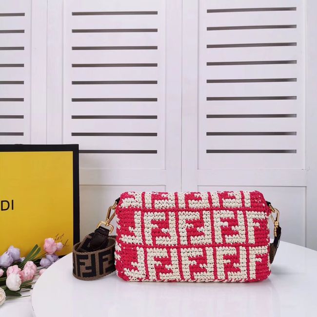 FENDI fabric bag F0904 red