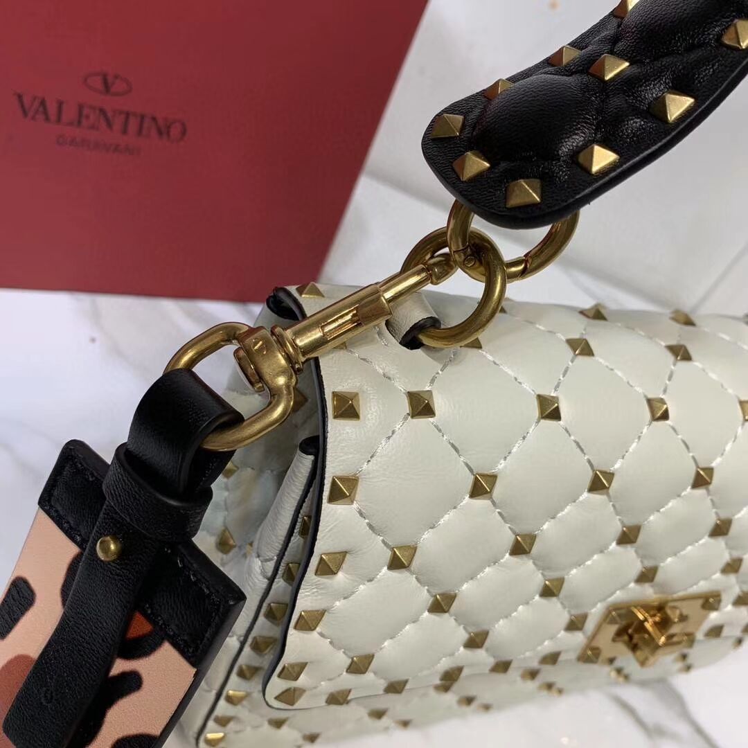 VALENTINO Origianl leather shoulder bag V0122H white