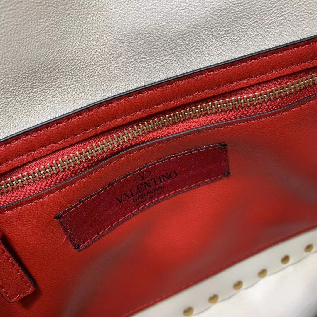 VALENTINO Origianl leather shoulder bag V0122H white