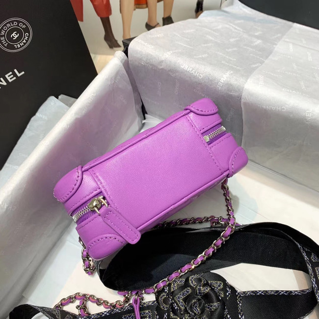 CHANEL 2020 New Style Original Leather Ball Grain Bag AP1132 Lavender