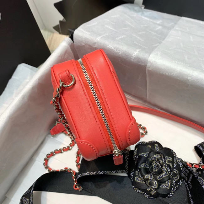 CHANEL 2020 New Style Original Leather Ball Grain Bag AP1132 red