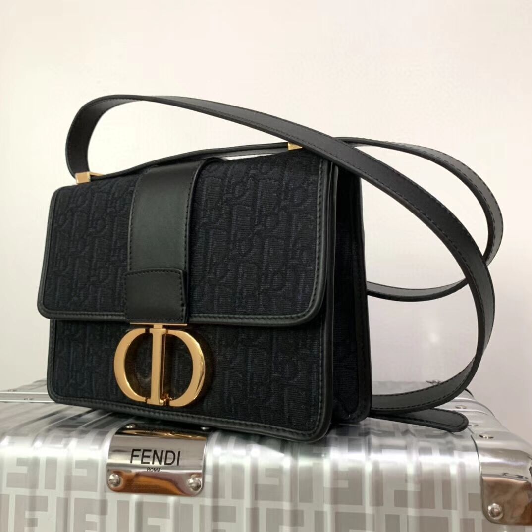 Dior 30 MONTAIGNE CANVAS BAG C9203 black