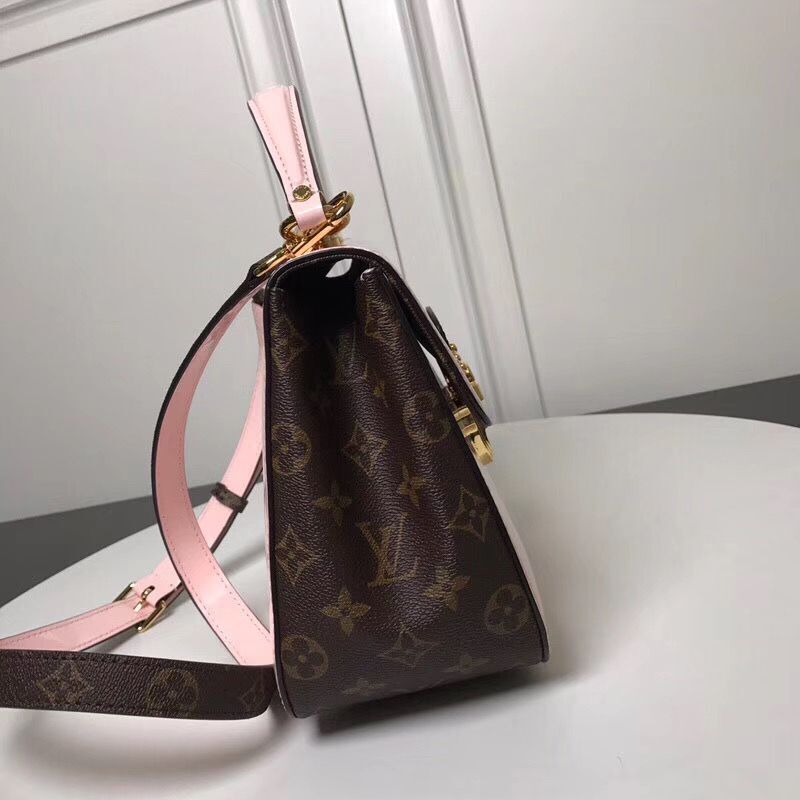 Louis Vuitton Monogram Canvas Cherrywood Original Patent Leather M53355 Pink