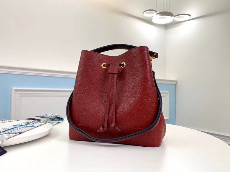 Louis Vuitton Monogram Empreinte Neonoe Original Leather M45256 Red