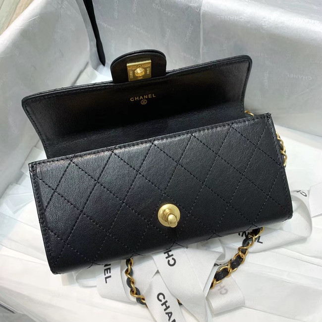 Chanel flap bag AP1001 black