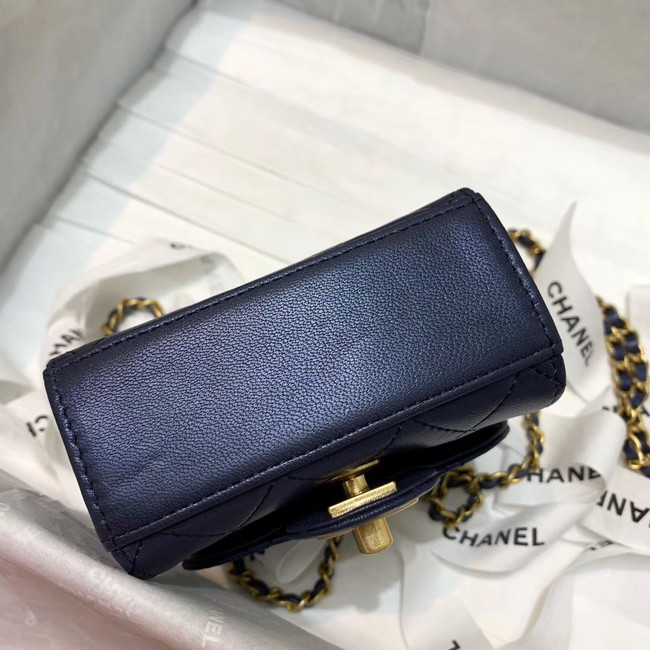 Chanel flap bag AP0997 Navy Blue