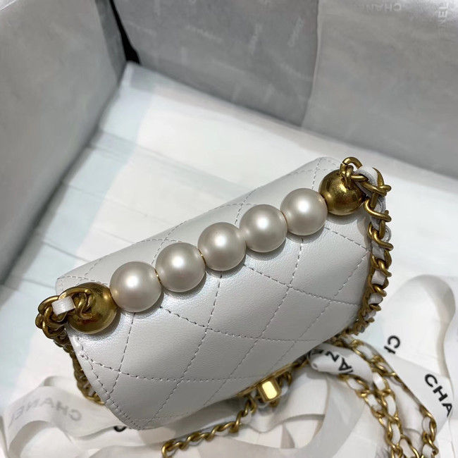 Chanel flap bag AP0997 white