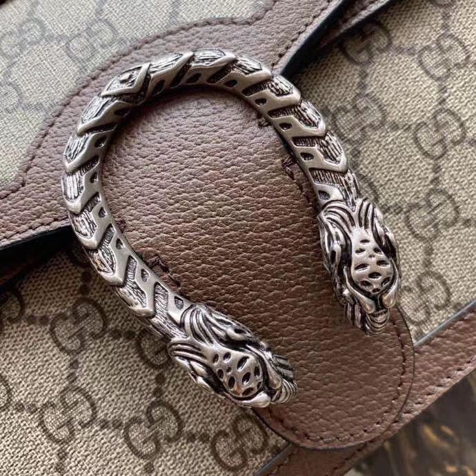 Gucci Dionysus GG top handle bag 621512 Brown