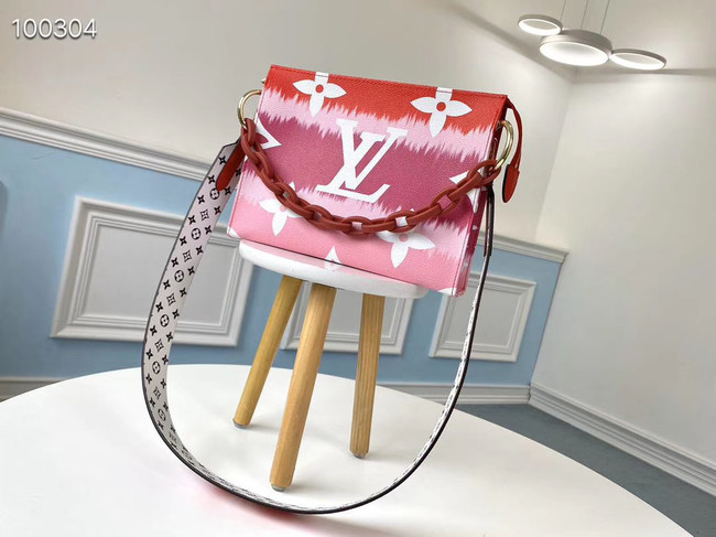 Louis Vuitton Monogram Canvas Original Leather M68137 red