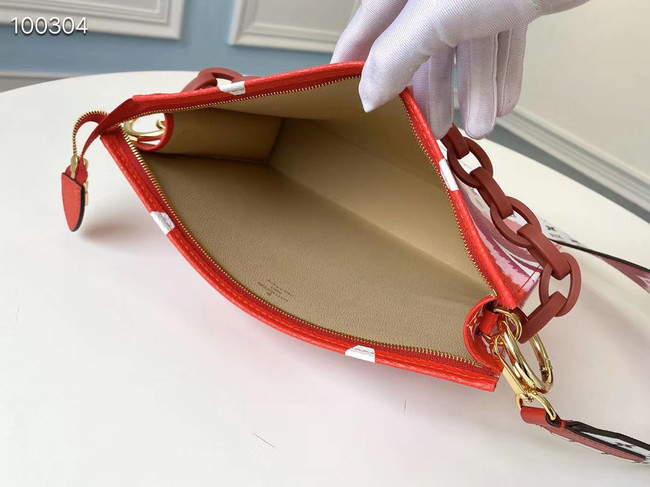 Louis Vuitton Monogram Canvas Original Leather M68137 red