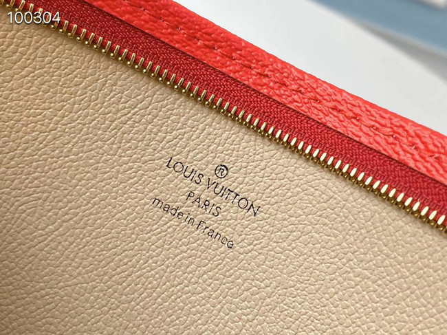 Louis Vuitton Monogram Canvas Original Leather M68137 red