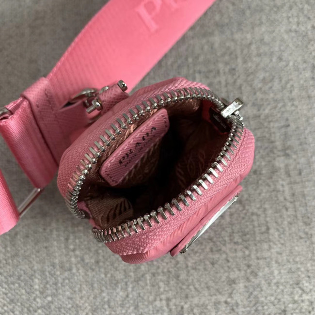 Prada Nylon Shoulder Bag 91277 pink