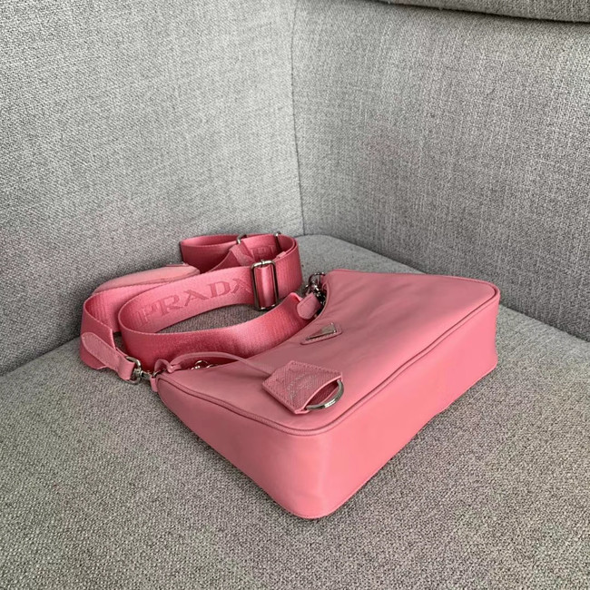Prada Nylon Shoulder Bag 91277 pink