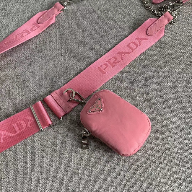 Prada Re-Edition 2005 nylon shoulder bag 1BH204 pink